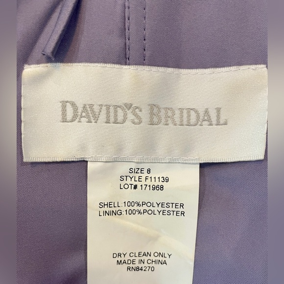David’s Bridal Bridesmaid Gown - size 8 - Picture 7 of 7